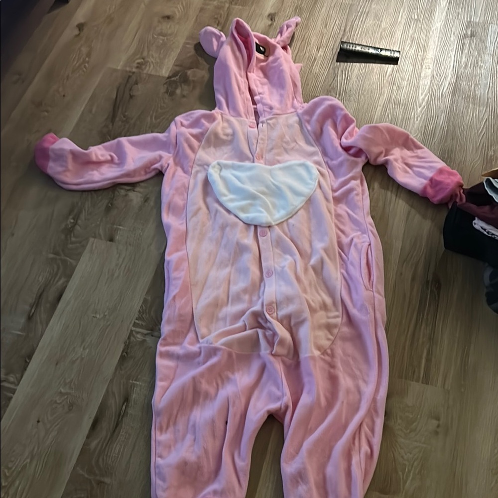 Cozy Pink Stitch Onsie